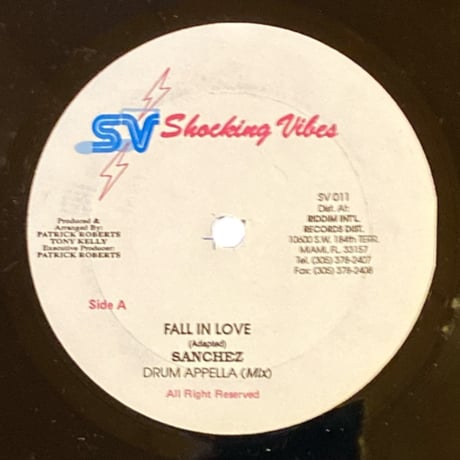FALL IN LOVE / SANCHEZ (12インチレコード)