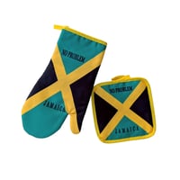 JA直輸入 ミトンと鍋敷きセット  NO PROBLEM JAMAICA
