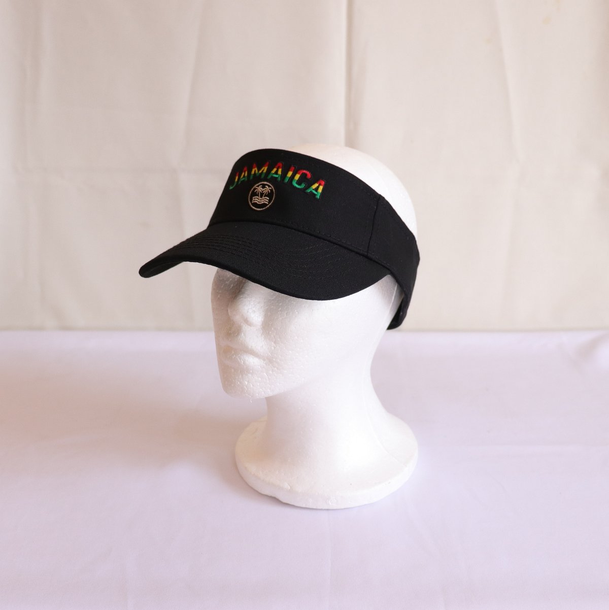⚪︎JA直輸入 サンバイザー black 2 | レゲエとジャマイカグッズ
