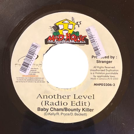 ANOTHER LEVEL / BABY CHAM & BOUNTY KILLER (7インチレコード)