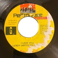 I LOVE YOU / LEROY SIBBLES (7インチレコード)