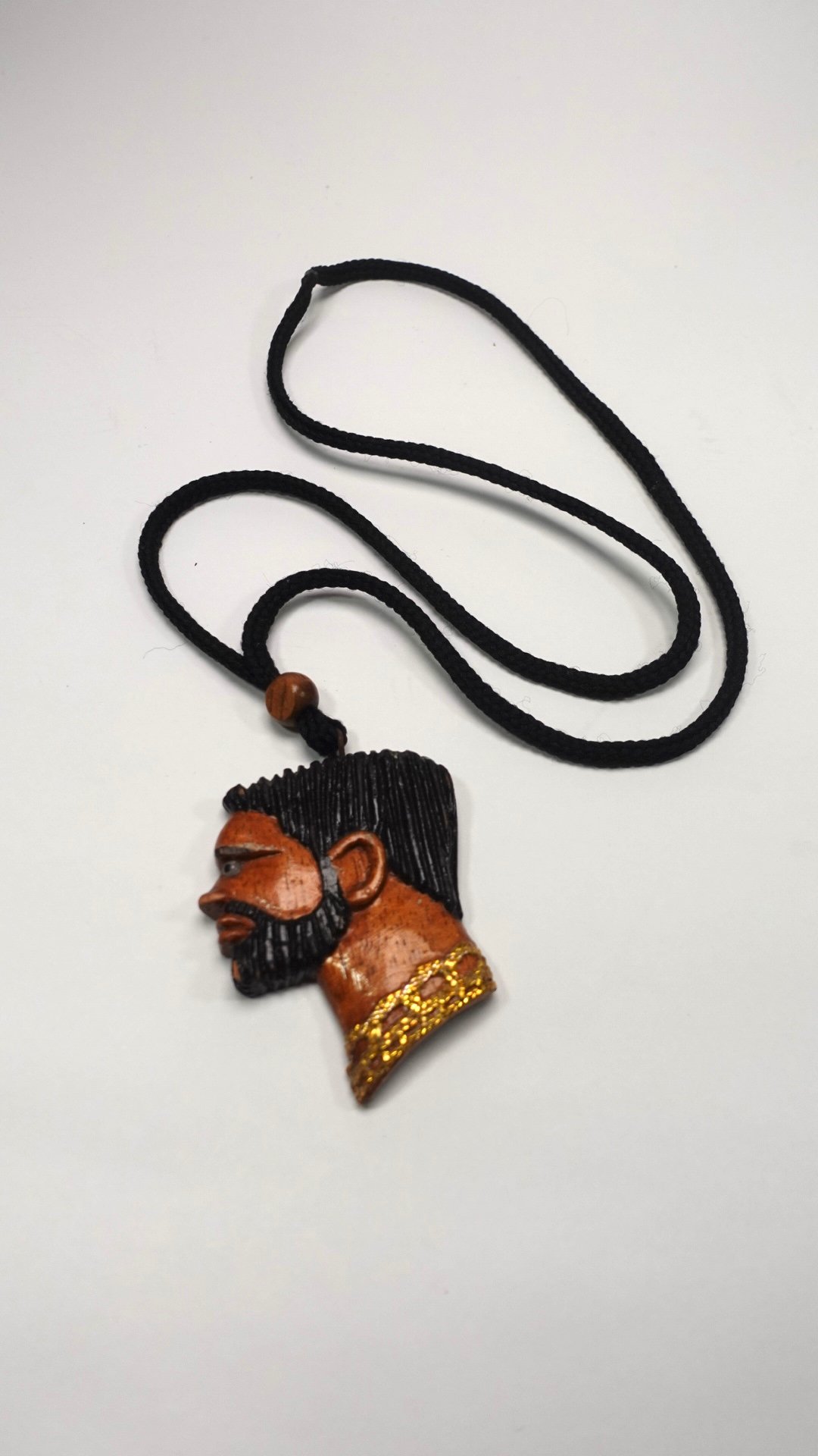 一点物！96年製！J.Dunbar ジャマイカハンドメイド！木彫りネックレス