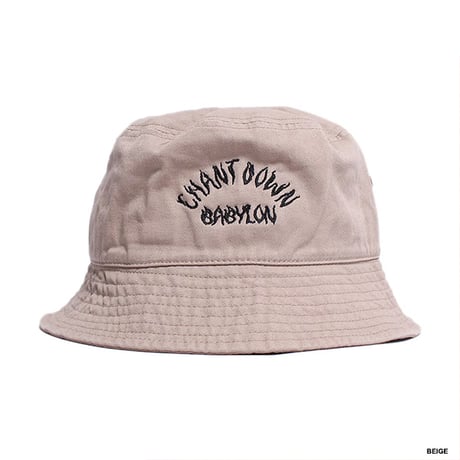 ROYAL MAJESTY / CHANT DOWN BABYLON BUCKET HAT 【SAND BEIGE】