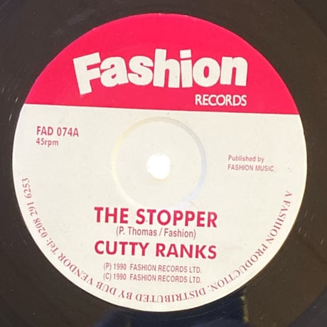 THE STOPPER / CUTTY RANKS (12インチレコード)