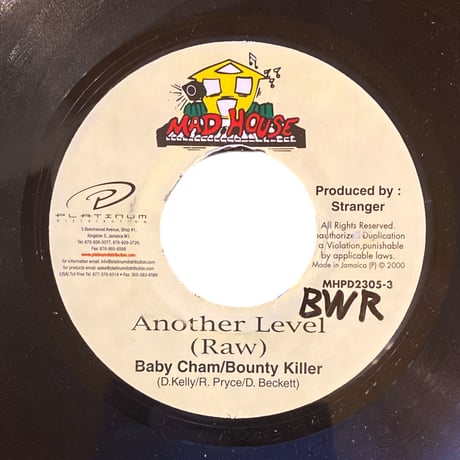 ANOTHER LEVEL / BABY CHAM & BOUNTY KILLER (7インチレコード)