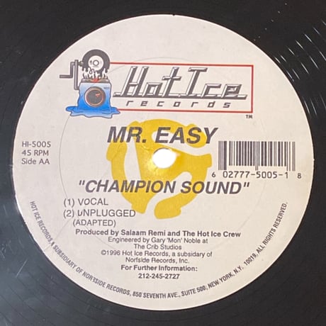 E-I-E-I-O - MEGA BANTON / CHAMPION SOUND - MR.EASY (12インチレコード)
