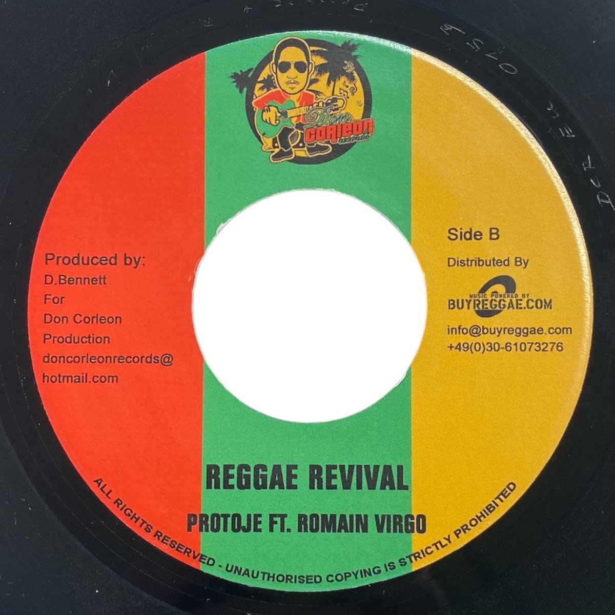 Romain Virgo 7インチレコード Romain Virgo - Stay With Me + Version