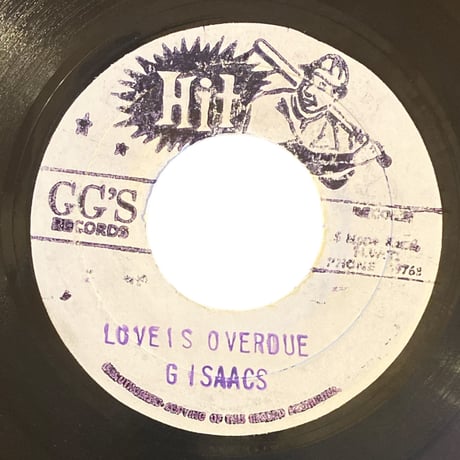 LOVE IS OVERDUE / GREGORY ISAACS (7インチレコード)