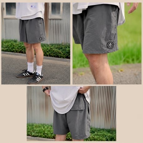 TURTLE MAN's CLUB/TMC水陸両用 BAGGIES SHORTS（GRAY/MANGO）