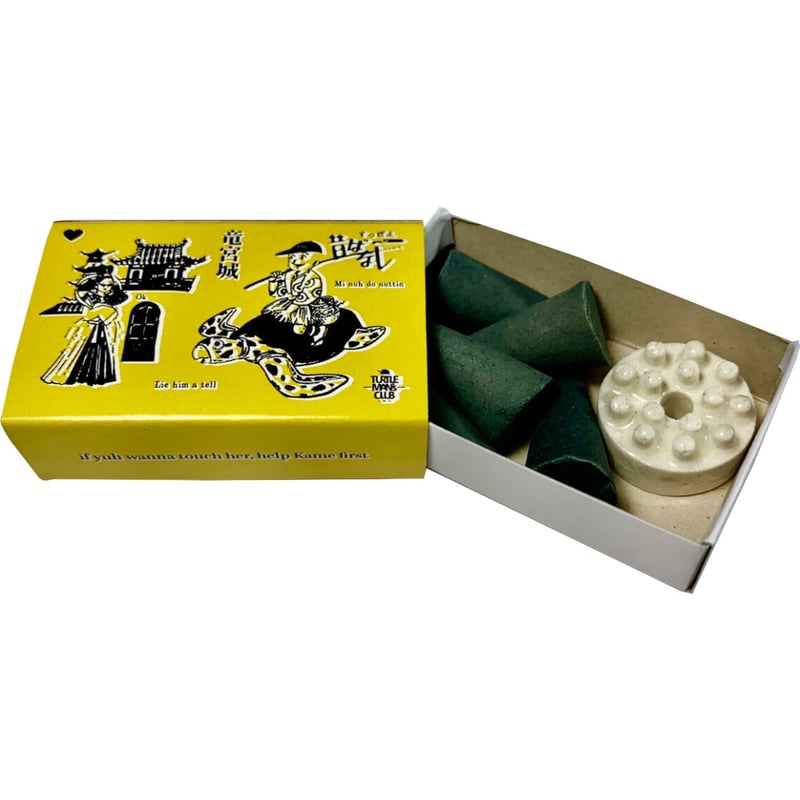TURTLE MAN's CLUB 灰皿&マッチ箱入りお香セット | レゲエと TURTLE MAN's CLUB 灰皿&マッチ箱入りお香セット | レゲエと
