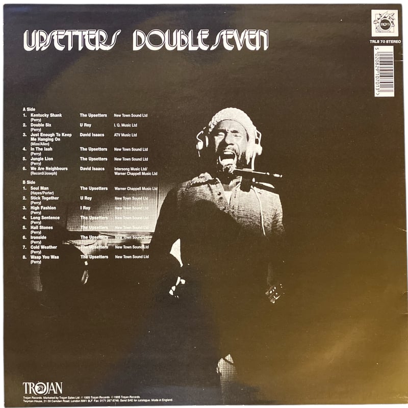 Lee Perry Dub Setter LPレコード　MURO DOUBLE SEVEN / THE UPSETTERS (LEE PERRY) (LPレコー