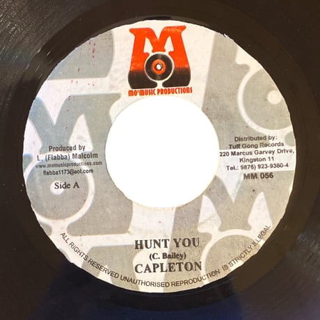 HUNT YOU / CAPLETON (7インチレコード)