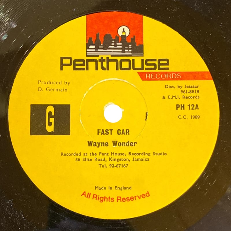 ANYTHING FOR YOU / FAST CAR / WAYNE WONDER (12イ