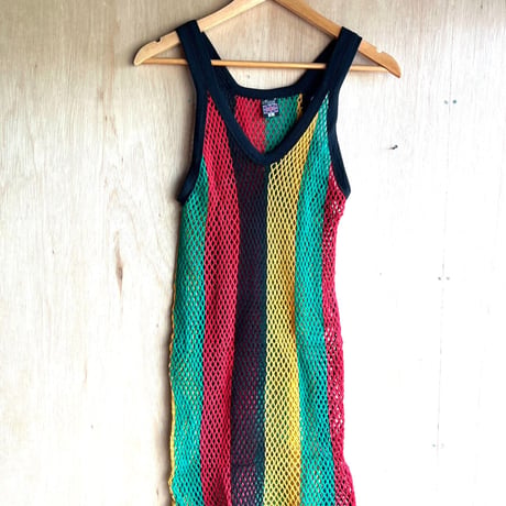 UK直輸入！数量限定！CRYSTAL 　網シャツ 　RASTA