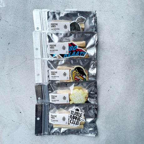 RESTOCK!! TURTLE MAN's CLUB "POSITIVE VIBES PALO SANTO" with 選べる５種類STICKER