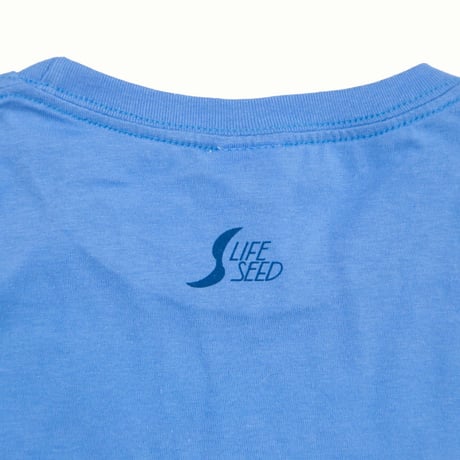 【LIFE SEED】 LOGO T-SHIRTS (OCEAN) ※LADIES
