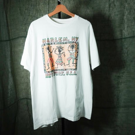 USED "HARLEM.NY.USA" AFRICAN VIBES T-shirts