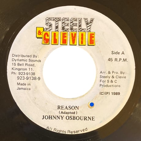 REASON / JOHNNY OSBOURNE (7インチレコード)