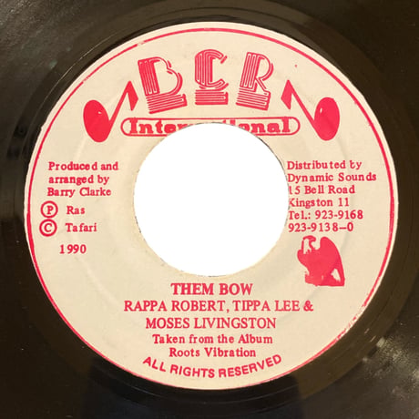 THEM BOW / RAPPA ROBERT, TIPPA LEE & MOSES LIVINGSTON (7インチレコード)