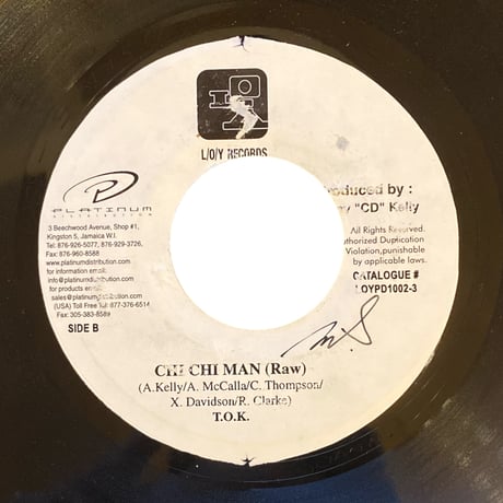 CHI CHI MAN / T.O.K. (7インチレコード)