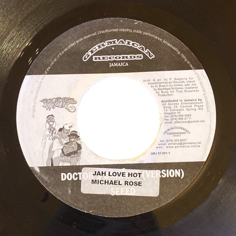 IT NO MATTER - DEGREE / JAH LOVE HOT - MICHAEL ROSE (7インチレコード)
