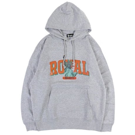 ROYAL MAJESTY / LIBERTY OF SMOKING HOODIE 【GREY】