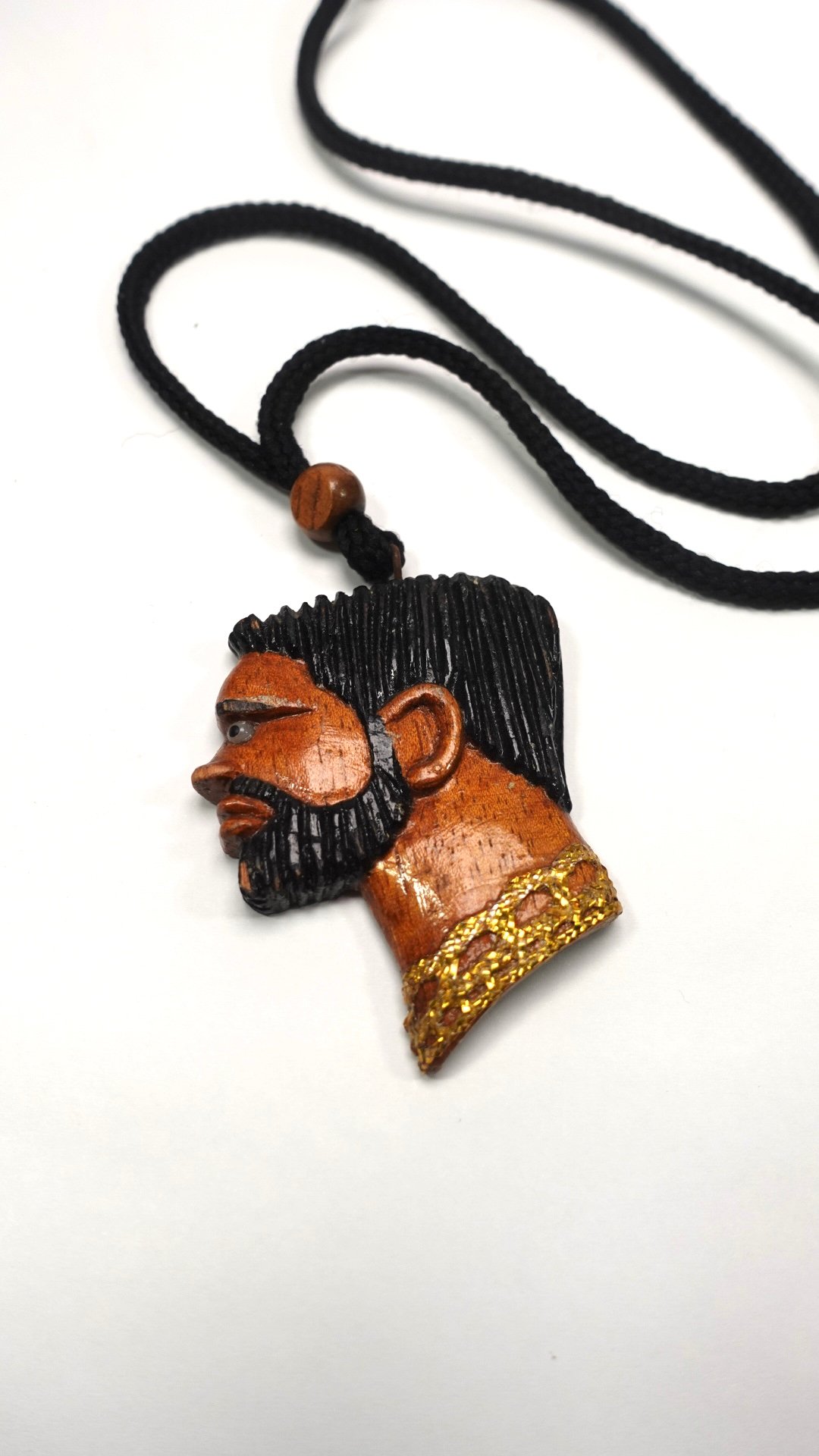 一点物！96年製！J.Dunbar ジャマイカハンドメイド！木彫りネックレス