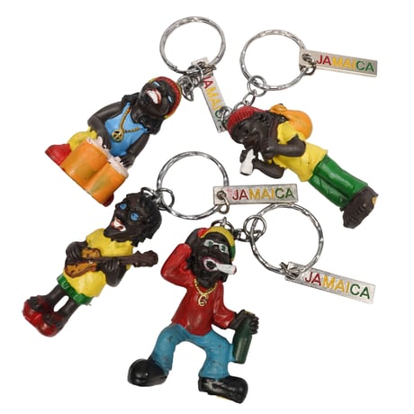 ジャマイカ直輸入　"RASTAMAN"　フィギア  KEYRING