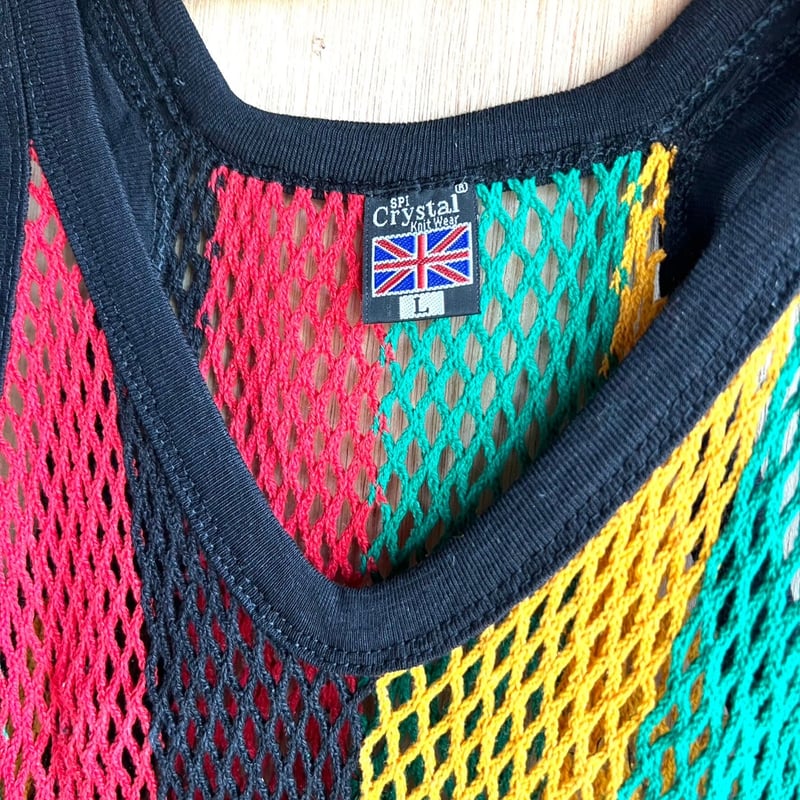 UK直輸入！数量限定！CRYSTAL 網シャツ RASTA | レゲエと