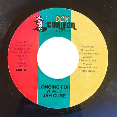 LONGING FOR / JAH CURE (7インチレコード)