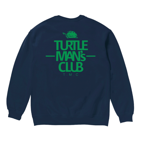 TURTLE MAN's CLUB「SIMPLE」SWEAT SHIRT （NAVY）