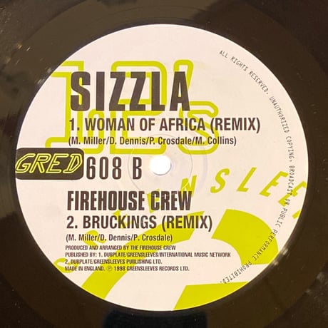 WOMAN OF AFRICA / SIZZLA (12インチレコード)