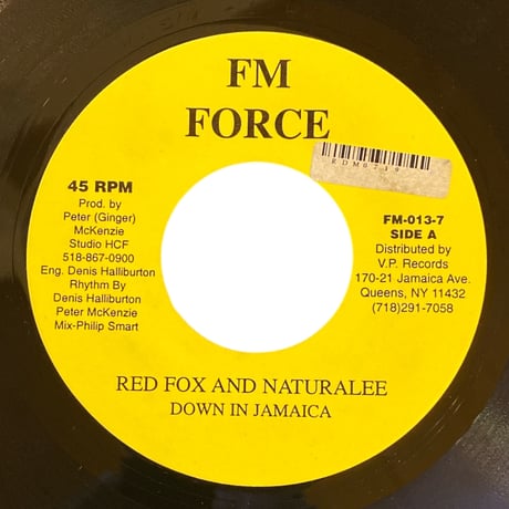 DOWN IN JAMAICA / THE GIRL IS MINE / RED FOX & NATURALEE (7インチレコード)