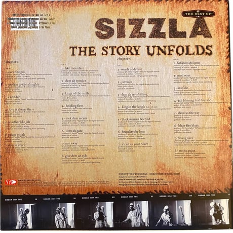 THE STORY UNFOLDS (BEST OF SIZZLA) / SIZZLA (2枚組LPレコード)