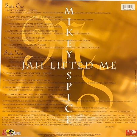 JAH LIFTED ME / MIKEY SPICE (LPレコード)