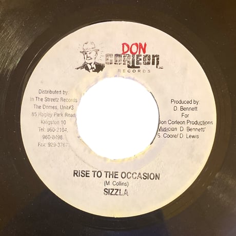 RISE TO THE OCCASION / SIZZLA (7インチレコード) | レゲエと