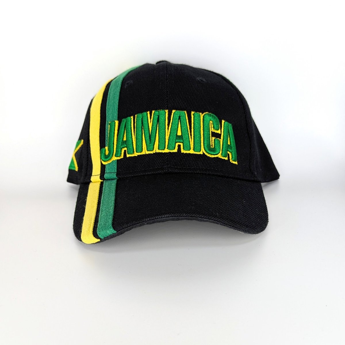 JA直輸入 JAMAICA CAP stripe/ Black | レゲエとジャマイカ