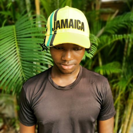 JA直輸入 JAMAICA CAP stripe/ Yellow