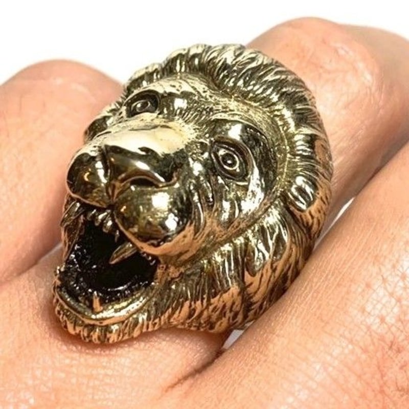 フルフェイスのLIONHEAD ライオンヘッドリング フルフェイスのLIONHEAD ライオンヘッドリング