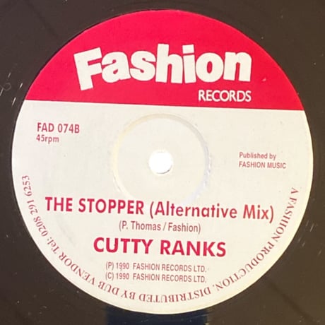 THE STOPPER / CUTTY RANKS (12インチレコード)
