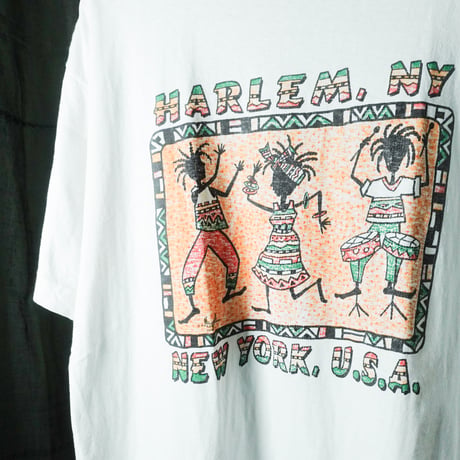 USED "HARLEM.NY.USA" AFRICAN VIBES T-shirts