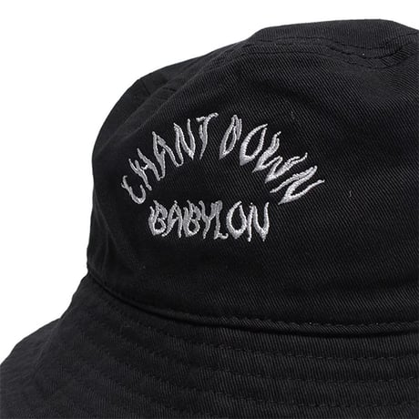 ROYAL MAJESTY /CHANT DOWN BABYLON BUCKET HAT 【BLACK】