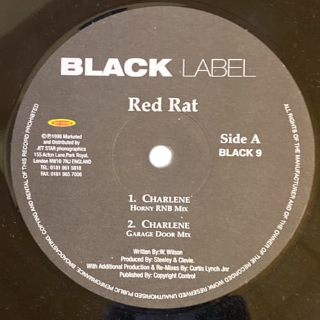 CHARLENE / RED RAT (12インチレコード)