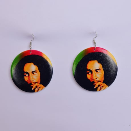 ⚪︎JA直輸入　ピアスBob Marley A