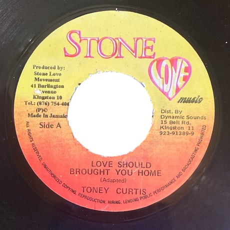 LOVE SHOULD BROUGHT YOU HOME / TONY CURTIS (7インチレコード)