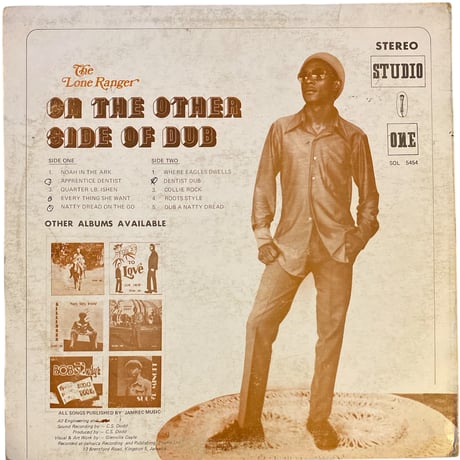 ON THE OTHER SIDE OF DUB / THE LONE RANGER (LPレコード)