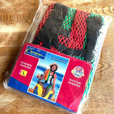 UK直輸入！数量限定！CRYSTAL 　網シャツ 　RASTA