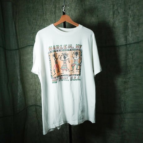 USED "HARLEM.NY.USA" AFRICAN VIBES T-shirts