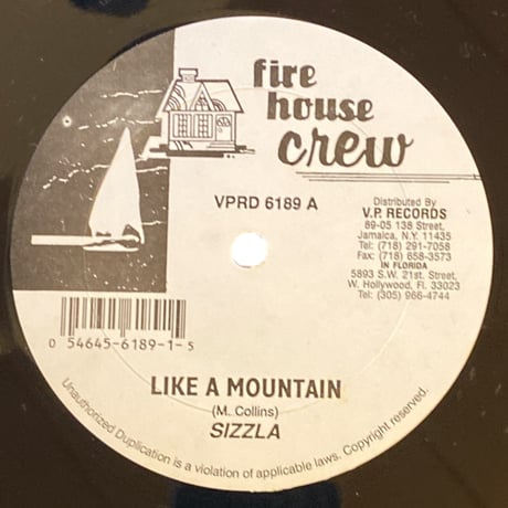 LIKE A MOUNTAIN / RISING UP / SIZZLA / CAPLETON (12インチレコード)