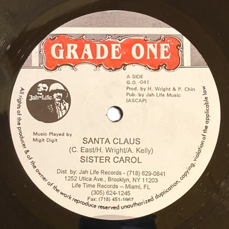 SANTA CLAUS / ANSWER FI DEM / SISTER CAROL (12インチレコード)